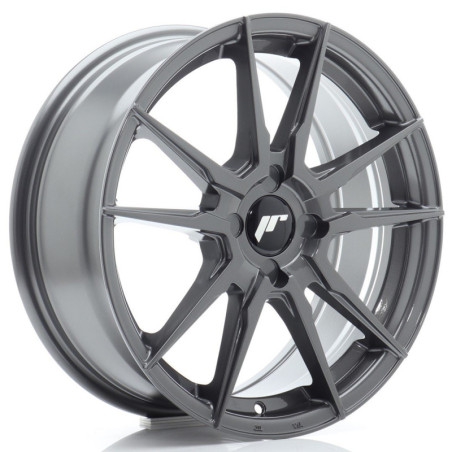 Llantas Japan Racing JR21 17x7 ET20-40 4H BLANK Hyper Gray