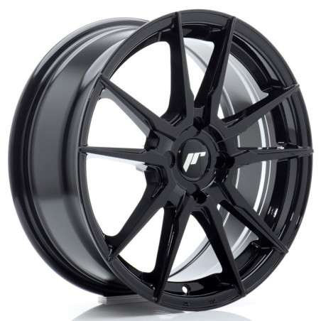 Llantas Japan Racing JR21 17x7 ET20-40 4H BLANK Gloss Black