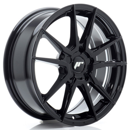 Llantas Japan Racing JR21 17x7 ET20-40 5H BLANK Gloss Black