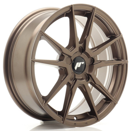 Llantas Japan Racing JR21 17x7 ET20-40 5H BLANK Matt Bronze
