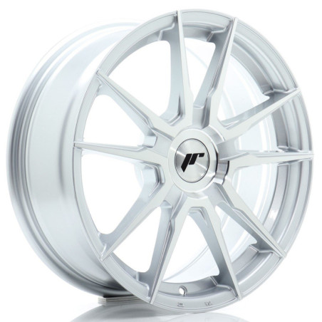 Llantas Japan Racing JR21 17x7 ET20-40 BLANK Machined Silver