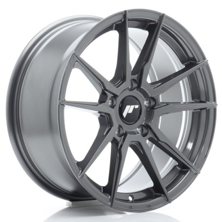 Llantas Japan Racing JR21 17x8 ET35 5x120 Hyper Gray