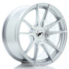 Llantas Japan Racing JR21 17x8 ET20-35 BLANK Silver Machined Face