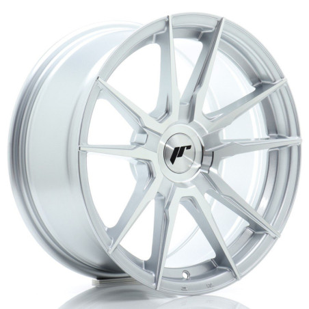 Llantas Japan Racing JR21 17x9 ET20-45 BLANK Silver Machined Face