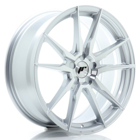 Llantas Japan Racing JR21 19x8 ET20-40 5H BLANK Silver Machined Face