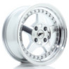 Llantas Japan Racing JR6 15x7 ET25 4x108 Silver Machined Face