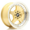 Llantas Japan Racing JR6 15x7 ET25 4x100/108 Gold w/ Machined Lip