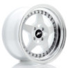 Llantas Japan Racing JR6 15x8 ET25 4x100 White w/ Machined Lip