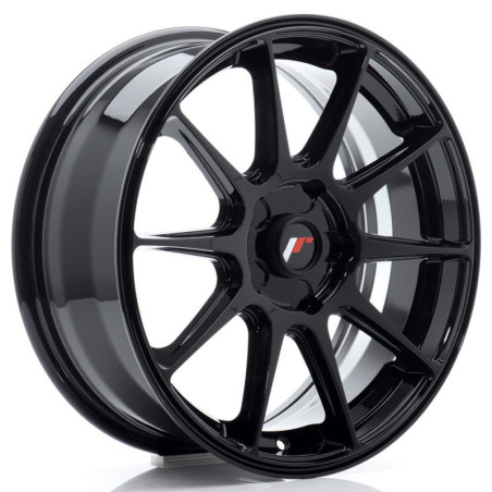 Llantas Japan Racing JR11 17x7 ET20-38 5H BLANK Gloss Black