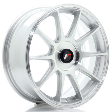 Llantas Japan Racing JR11 17x7 ET20-38 BLANK Silver Machined Face