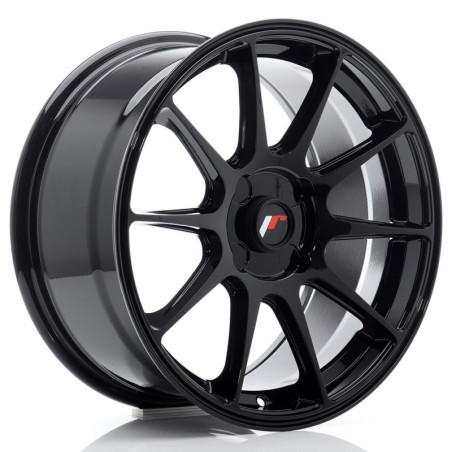 Llantas Japan Racing JR11 17x8 ET20-35 4H BLANK Gloss Black