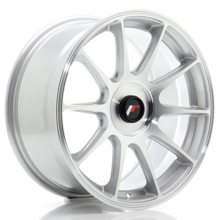 Llantas Japan Racing JR11 17x8 ET20-35 BLANK Silver Machined Face