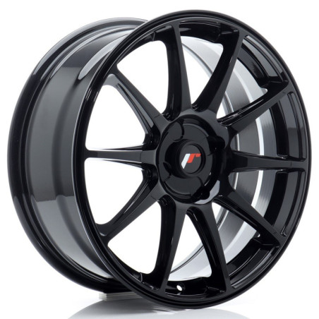 Llantas Japan Racing JR11 18x7,5 ET20-40 4H BLANK Gloss Black