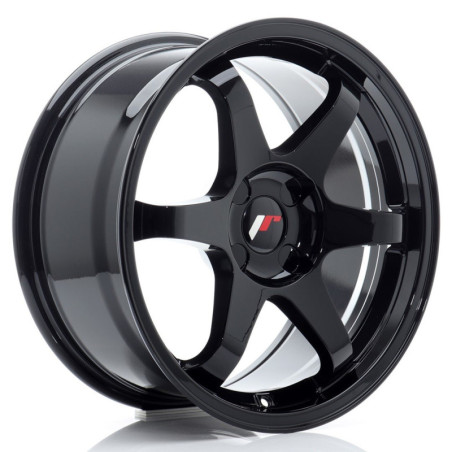 Llantas Japan Racing JR3 17x8 ET20-35 4H BLANK Gloss Black