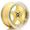 Llantas Japan Racing JR6 16x7 ET35 4x100 Gold w/ Machined Lip