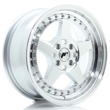 Llantas Japan Racing JR6 16x7 ET35 4x100 Silver Machined Face