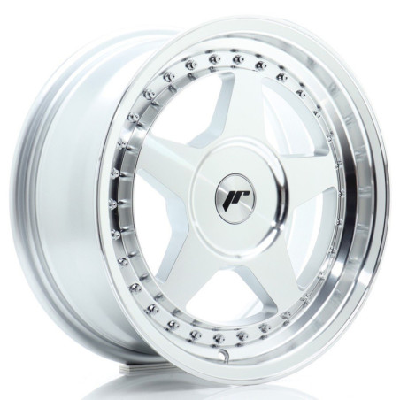 Llantas Japan Racing JR6 16x7 ET20-35 BLANK Silver Machined Face