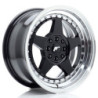 Llantas Japan Racing JR6 16x8 ET25 4x100/108 Gloss Black w/ Machined Lip