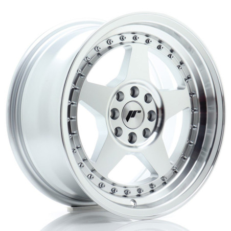 Llantas Japan Racing JR6 16x8 ET25 4x100/108 Silver Machined Face