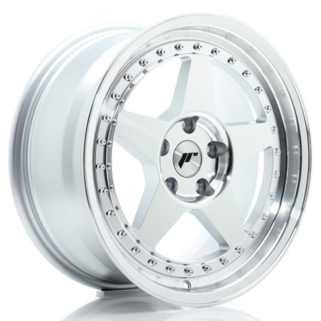 Llantas Japan Racing JR6 17x8 ET35 5x112 Silver Machined Face