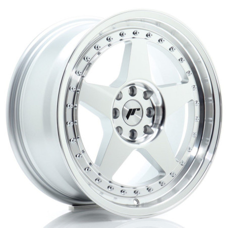 Llantas Japan Racing JR6 17x8 ET35 4x100/114 Silver Machined Face