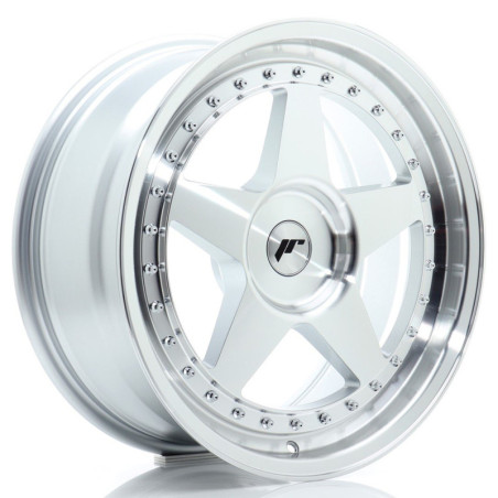 Llantas Japan Racing JR6 18x8 ET20-35 BLANK Silver Machined Face