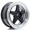 Llantas Japan Racing JR6 18x8,5 ET20-40 5H BLANK Gloss Black w/ Machined Lip