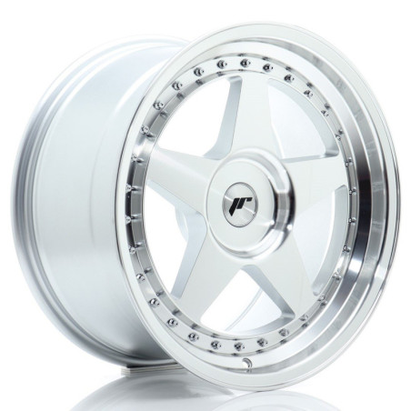 Llantas Japan Racing JR6 18x9 ET20-35 BLANK Silver Machined Face