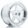 Llantas Japan Racing JR6 18x9 ET20-35 BLANK Silver Machined Face