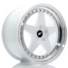 Llantas Japan Racing JR6 18x9,5 ET20-40 5H BLANK White w/ Machined Lip