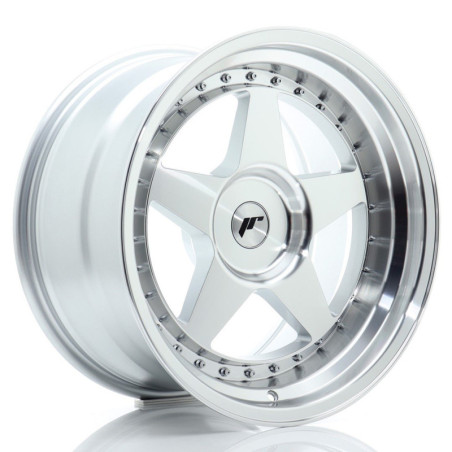 Llantas Japan Racing JR6 18x10 ET0-25 BLANK Silver Machined Face
