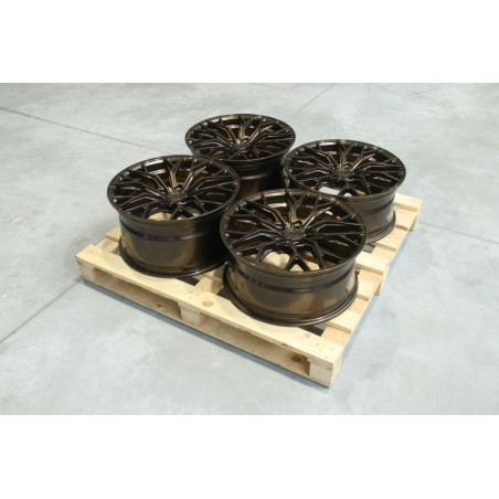 Set of CVR1 20x9 ET37 + 20x10 ET42 5x112 Gloss Bronze