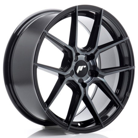 Llantas Japan Racing JR30 18x8 ET20-40 5H BLANK Black Machined w/ Tinted Face