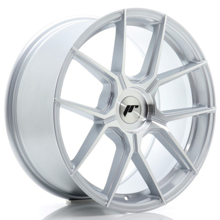 Llantas Japan Racing JR30 18x8 ET20-40 BLANK Silver Machined Face