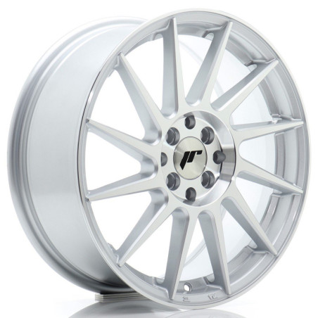 Llantas Japan Racing JR22 17x7 ET25 4x100/108 Silver Machined Face