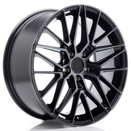 Llantas Japan Racing JR38 18x8 ET42 5x112 Black Machined w/ Tinted Face