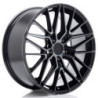 Llantas Japan Racing JR38 18x8 ET42 5x112 Black Machined w/ Tinted Face