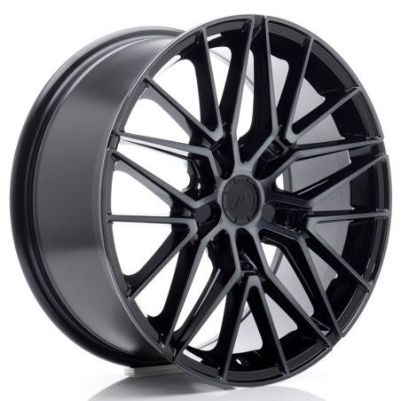 Llantas Japan Racing JR38 18x8 ET20-45 5H BLANK Black Machined w/ Tinted Face