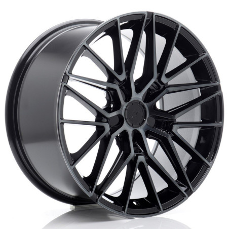 Llantas Japan Racing JR38 18x9 ET20-45 5H BLANK Black Machined w/ Tinted Face