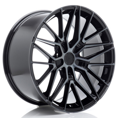 Llantas Japan Racing JR38 20x10 ET20-48 5H BLANK Black Machined w/ Tinted Face