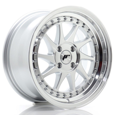 Llantas Japan Racing JR26 16x8 ET30 4x100 Silver Machined Face