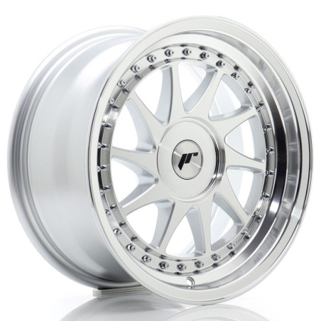 Llantas Japan Racing JR26 16x8 ET10-30 BLANK Silver Machined Face