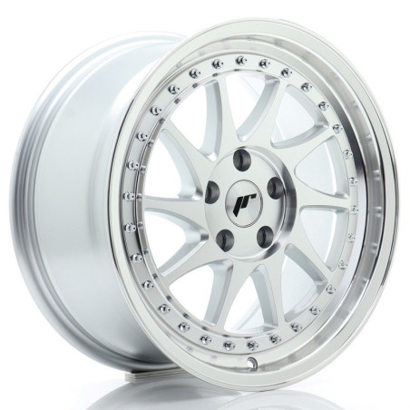 Llantas Japan Racing JR26 17x8 ET35 5x112 Silver Machined Face