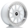 Llantas Japan Racing JR26 17x8 ET20-35 BLANK White w/ Machined Lip