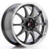 Llantas Japan Racing JR5 16x7 ET30 5x100/114,3 Gun Metal w/ Machined Lip