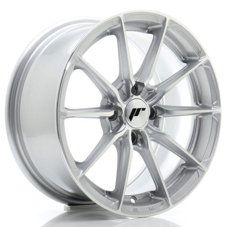 Llantas Japan Racing JR37 15x7 ET38 4x100 Silver Machined Face