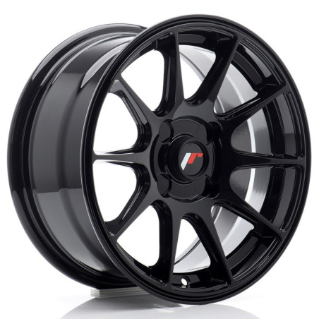 Llantas Japan Racing JR11 15x7 ET30 4H BLANK Gloss Black