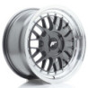 Llantas Japan Racing JR23 16x8 ET20-45 4H BLANK Hyper Gray w/ Machined Lip