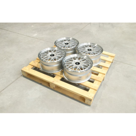 Set of JR23 16x7 ET40 4x114,3 Hyper Silver