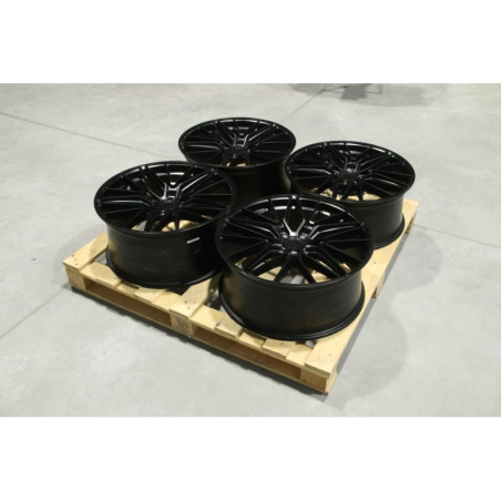 Set of JR38 21x9 ET35 + 21x9,5 ET35 5x112 Matt Black